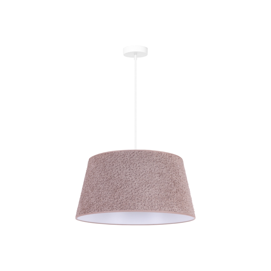 Duolla - Hängeleuchte an Schnur BOUCLE 1xE27/15W/230V d 50 cm braun