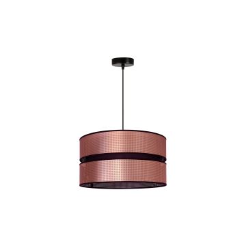 Duolla - Hängeleuchte an Schnur COPPER SHINY 1xE27/15W/230V kupfern/schwarz