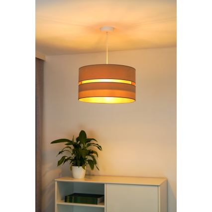 Duolla - Hängeleuchte DUO 1xE27/15W/230V d 40 cm beige