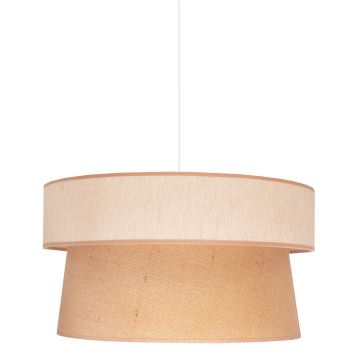 Duolla - Kronleuchter an Schnur ETNIC 1xE27/40W/230V beige