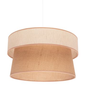 Duolla - Kronleuchter an Schnur ETNIC 1xE27/40W/230V beige