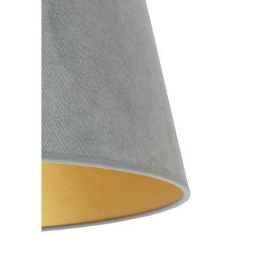 Duolla - Lampenschirm CONE M E27 d 28 cm grau