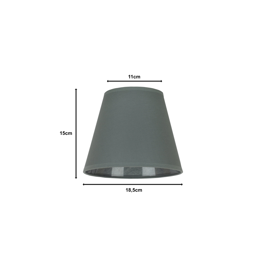 Duolla - Lampenschirm SOFIA XS E14 d 18,5 cm grau