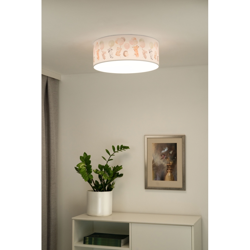 Duolla - LED-Deckenbeleuchtung für Kinder CORTINA LED/26W/230V d 40 cm 4000K