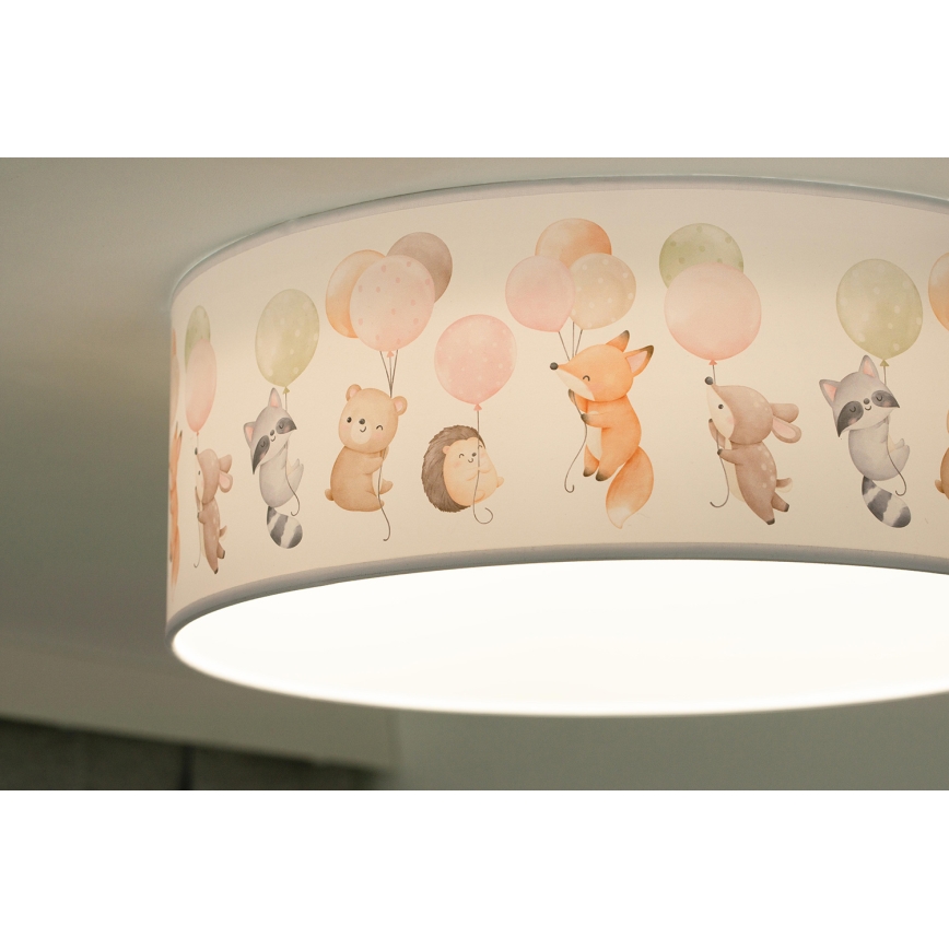 Duolla - LED-Deckenbeleuchtung für Kinder CORTINA LED/26W/230V d 40 cm 4000K