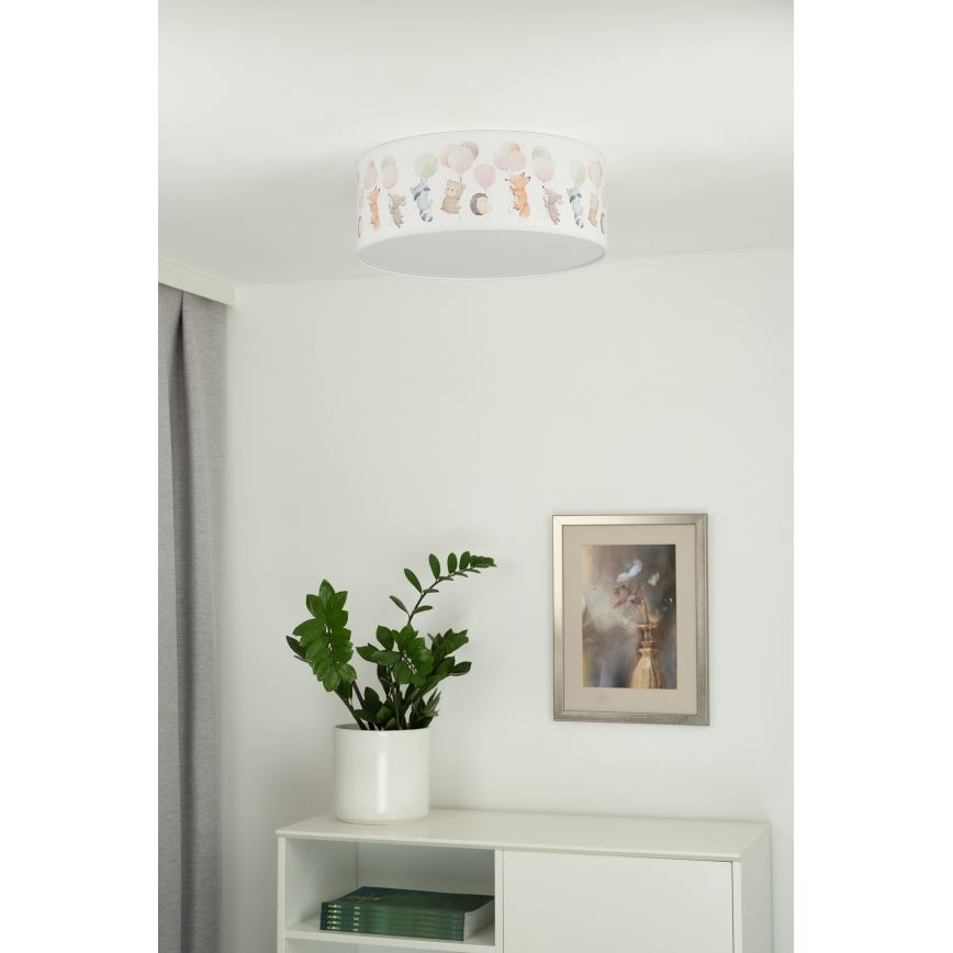 Duolla - LED-Deckenbeleuchtung für Kinder CORTINA LED/26W/230V d 40 cm 4000K