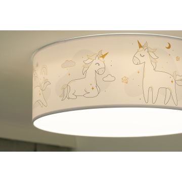 Duolla - LED-Deckenbeleuchtung für Kinder CORTINA LED/26W/230V d 40 cm 4000K