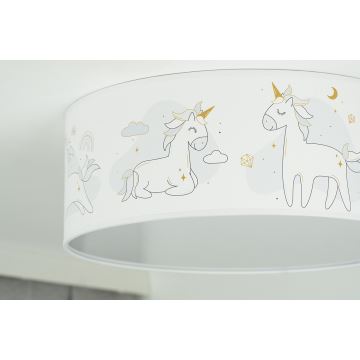 Duolla - LED-Deckenbeleuchtung für Kinder CORTINA LED/26W/230V d 40 cm 4000K