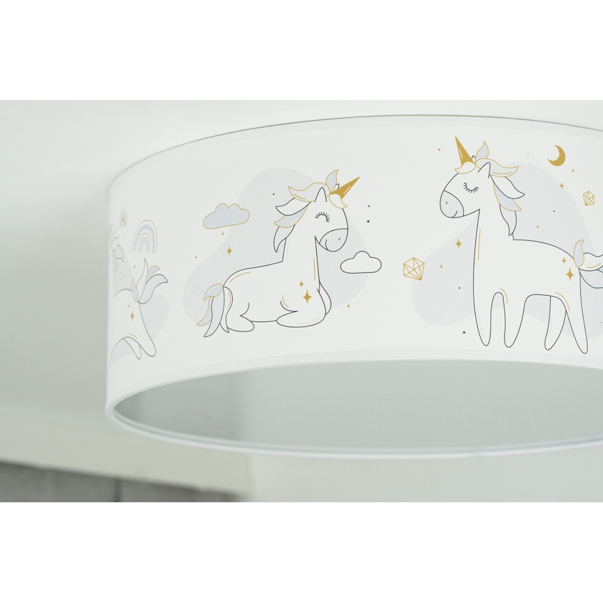 Duolla - LED-Deckenbeleuchtung für Kinder CORTINA LED/26W/230V d 40 cm 4000K