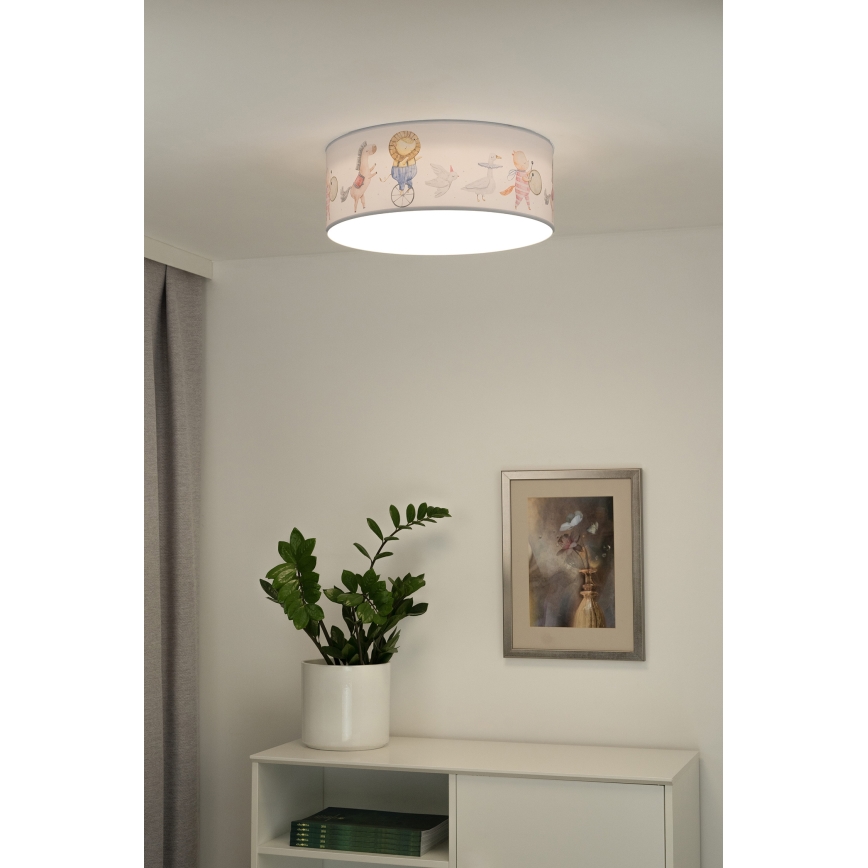 Duolla - LED-Deckenbeleuchtung für Kinder CORTINA LED/26W/230V d 40 cm 4000K