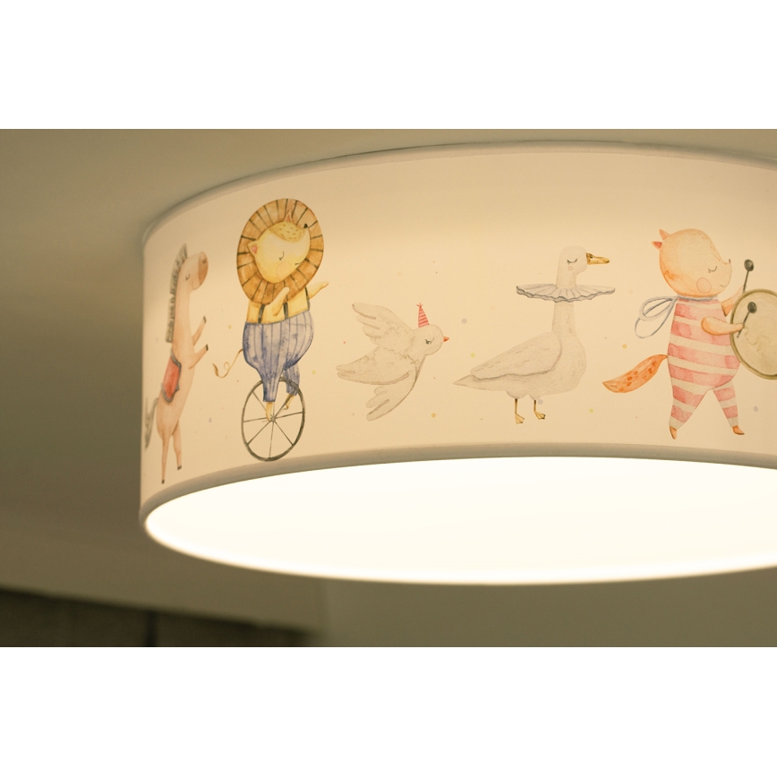 Duolla - LED-Deckenbeleuchtung für Kinder CORTINA LED/26W/230V d 40 cm 4000K