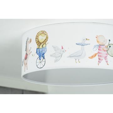 Duolla - LED-Deckenbeleuchtung für Kinder CORTINA LED/26W/230V d 40 cm 4000K