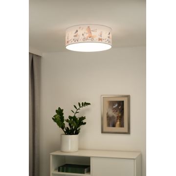 Duolla - LED-Deckenbeleuchtung für Kinder CORTINA LED/26W/230V d 40 cm