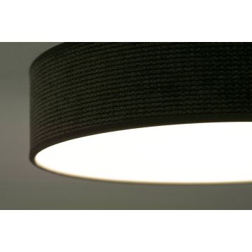 Duolla - LED-Deckenleuchte CORTINA LED/26W/230V d 30 cm 4000K braun