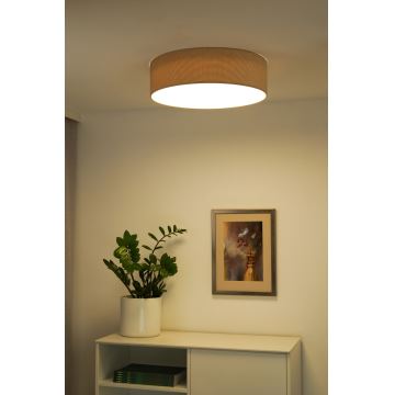 Duolla - LED-Deckenleuchte CORTINA LED/26W/230V d 30 cm beige