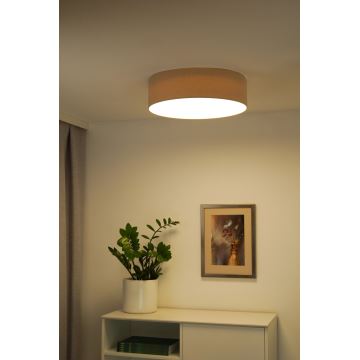 Duolla - LED-Deckenleuchte CORTINA LED/26W/230V d 30 cm beige