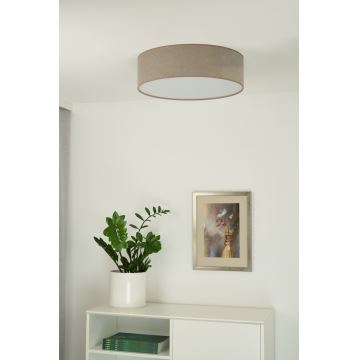 Duolla - LED-Deckenleuchte CORTINA LED/26W/230V d 30 cm braun