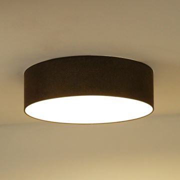 Duolla - LED-Deckenleuchte CORTINA LED/26W/230V d 30 cm braun