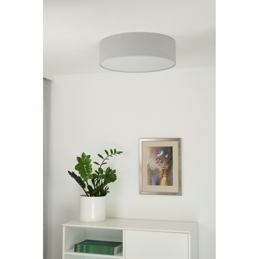 Duolla - LED-Deckenleuchte CORTINA LED/26W/230V d 30 cm grau