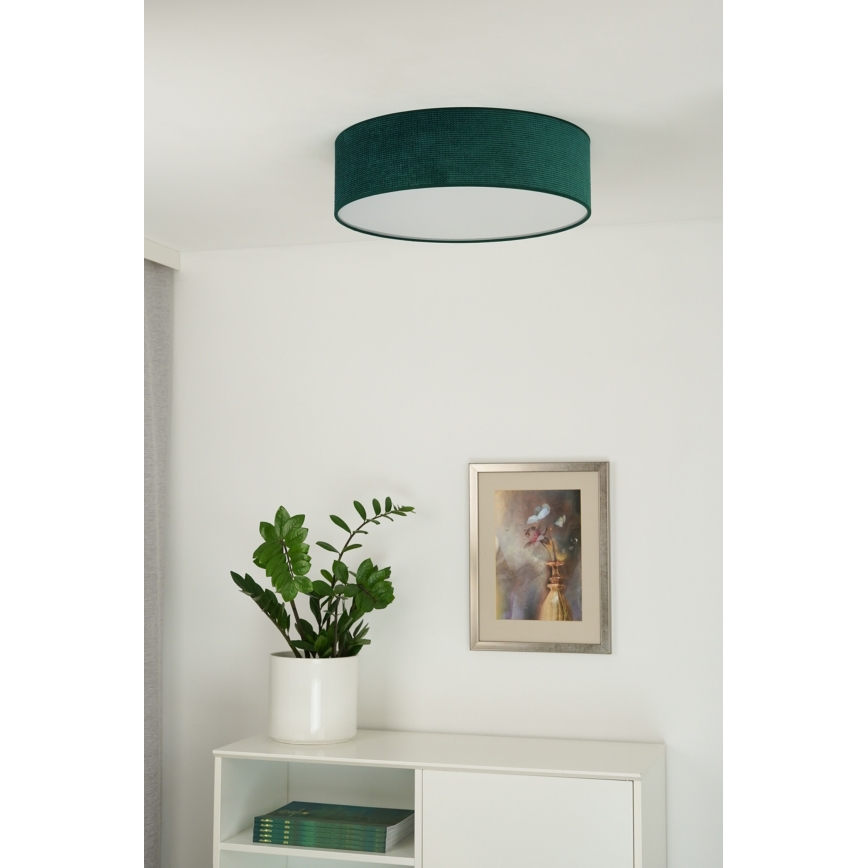 Duolla - LED-Deckenleuchte CORTINA LED/26W/230V d 30 cm grün