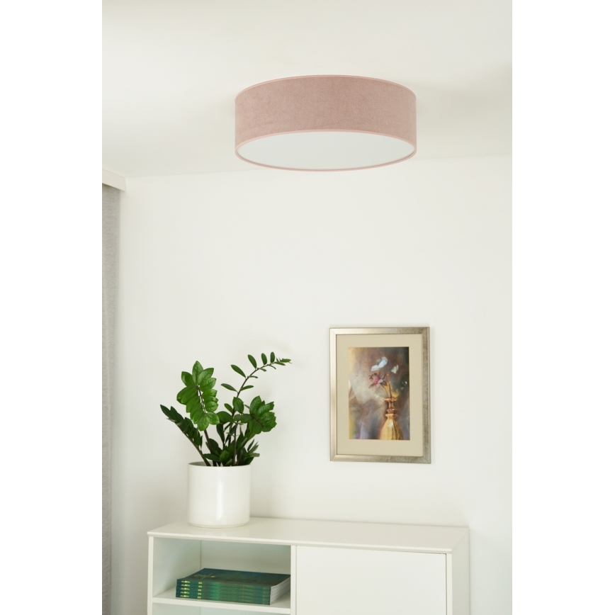 Duolla - LED-Deckenleuchte CORTINA LED/26W/230V d 30 cm rosa