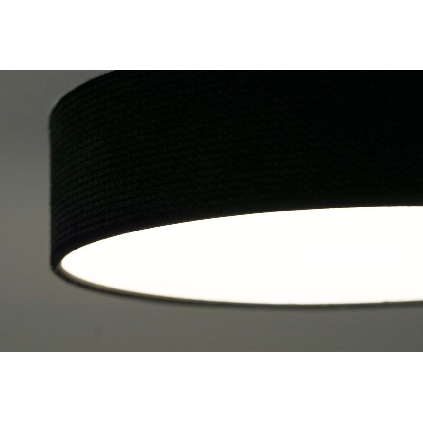 Duolla - LED-Deckenleuchte CORTINA LED/26W/230V d 30 cm schwarz