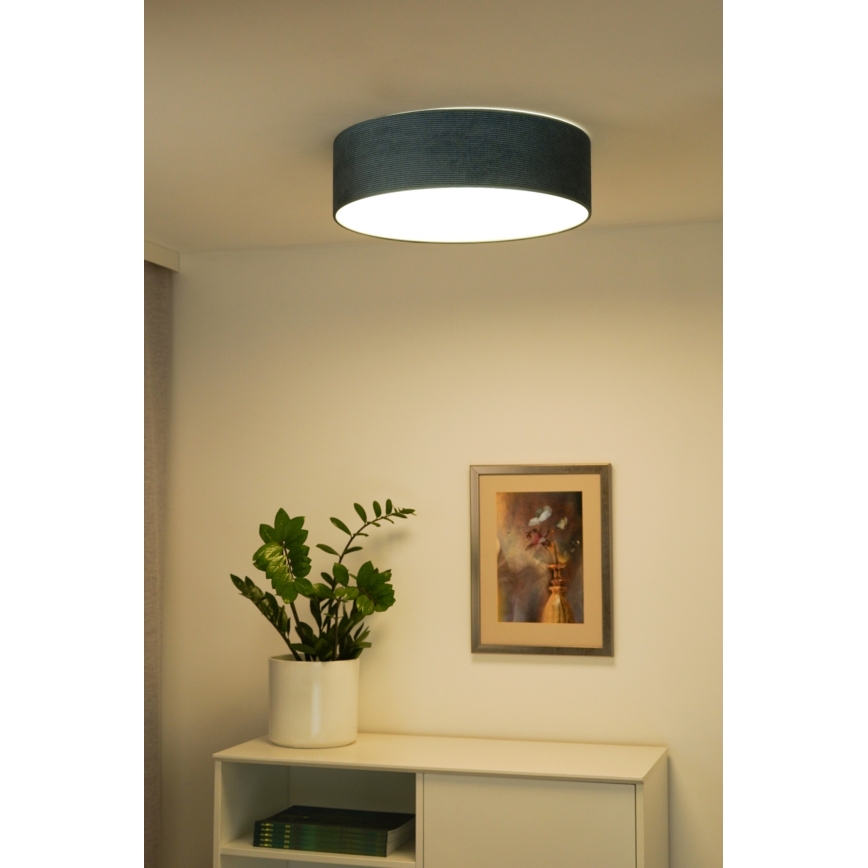 Duolla - LED-Deckenleuchte CORTINA LED/26W/230V d 30 cm türkisfarben