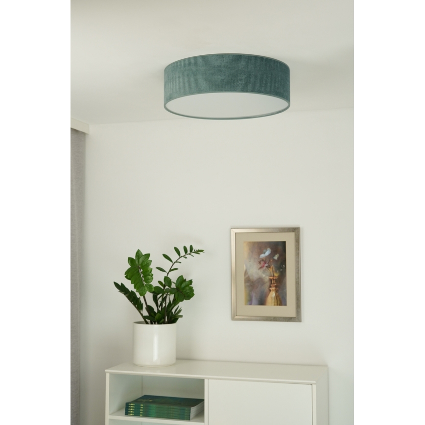 Duolla - LED-Deckenleuchte CORTINA LED/26W/230V d 30 cm türkisfarben