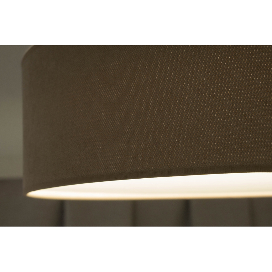 Duolla - LED-Deckenleuchte CORTINA LED/26W/230V d 45 cm braun