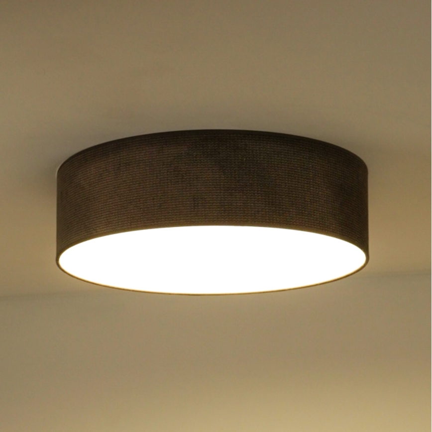 Duolla - LED-Deckenleuchte CORTINA LED/26W/230V d 45 cm braun