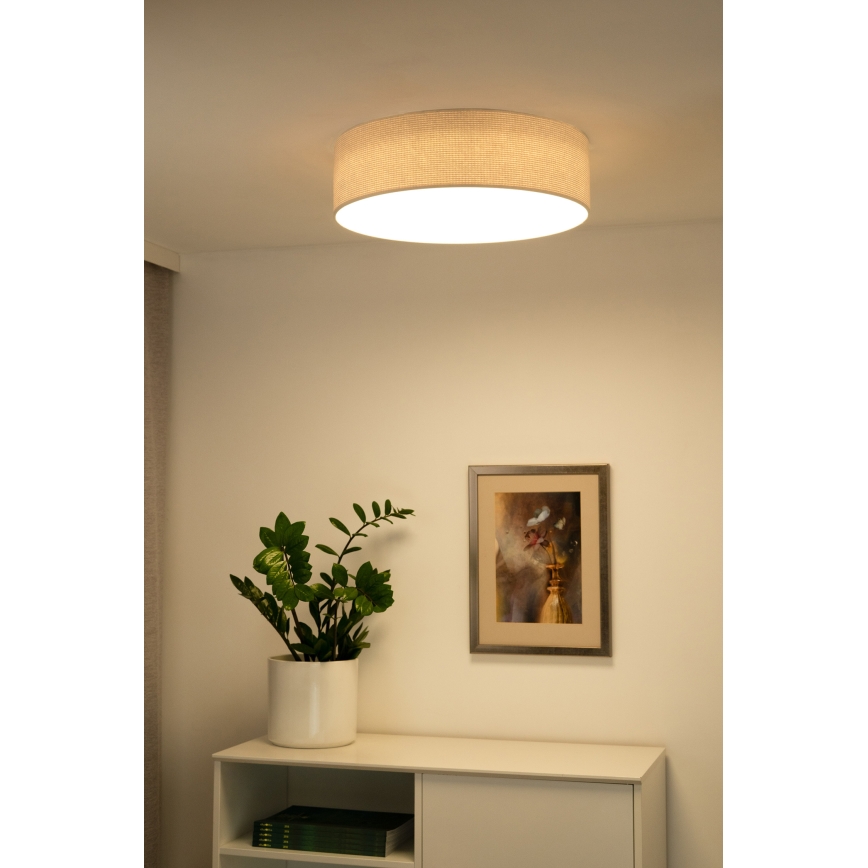 Duolla - LED-Deckenleuchte CORTINA LED/26W/230V d 45 cm cremefarben