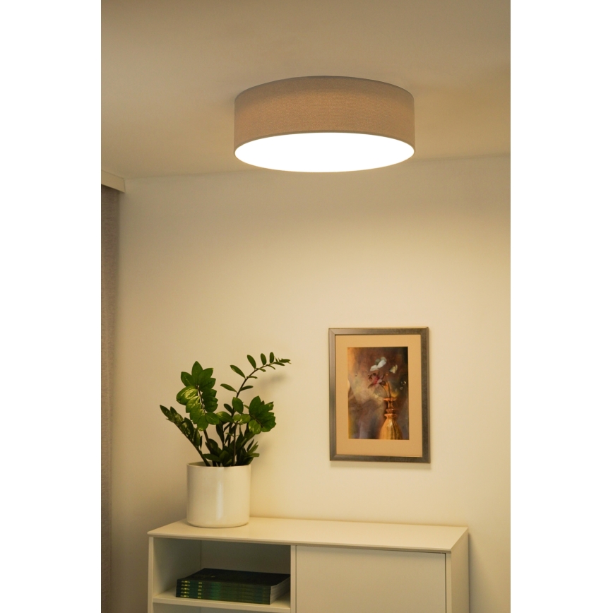 Duolla - LED-Deckenleuchte CORTINA LED/26W/230V d 45 cm grau