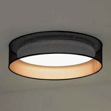 Duolla - LED-Deckenleuchte ROLLER LED/24W/230V schwarz/kupfern