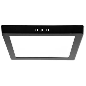 LED-Deckenleuchte für Badezimmer RAFA LED/12W/230V 3000/4000/6000K 17x17 cm IP44 schwarz