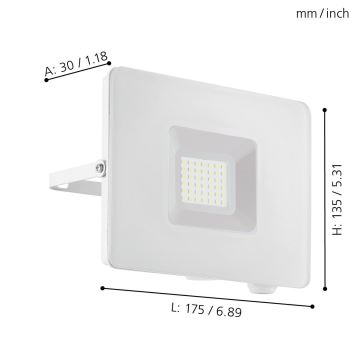 Eglo - LED Reflektor LED/30W/230V