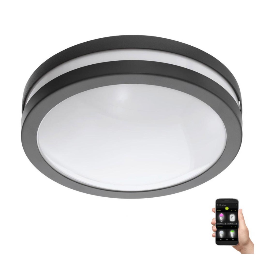 Eglo 33571 - Dimmbare LED-Leuchte für das Badezimmer LOCANA-C LED/14W/230V IP44 schwarz