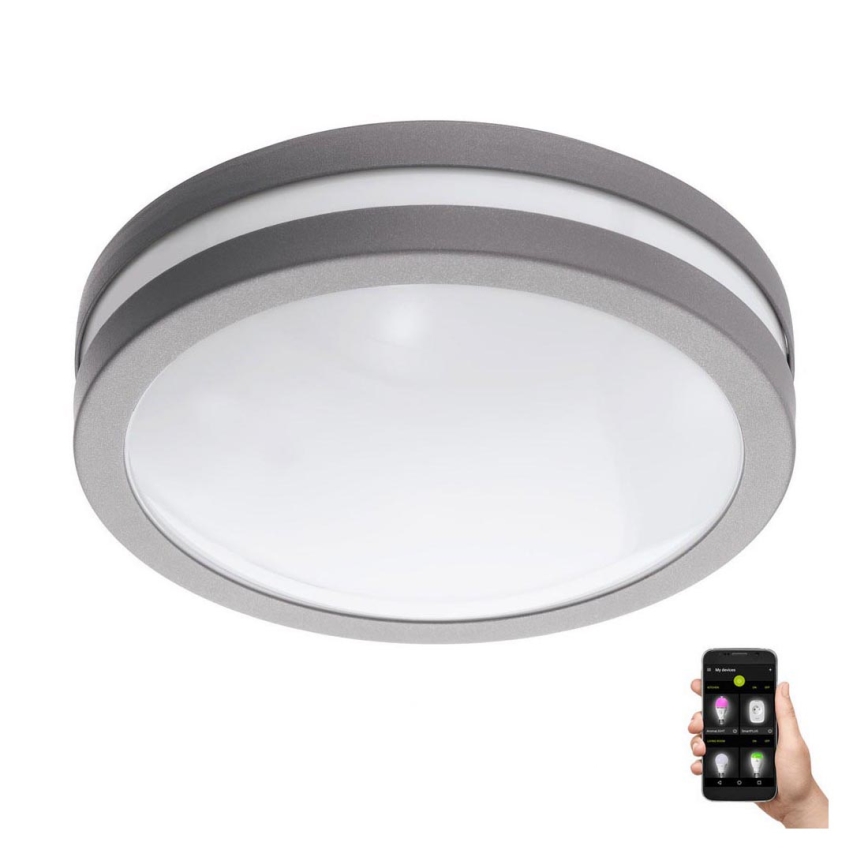 Eglo 33572 - Dimmbare LED-Leuchte für das Badezimmer LOCANA-C LED/14W/230V IP44 silbern