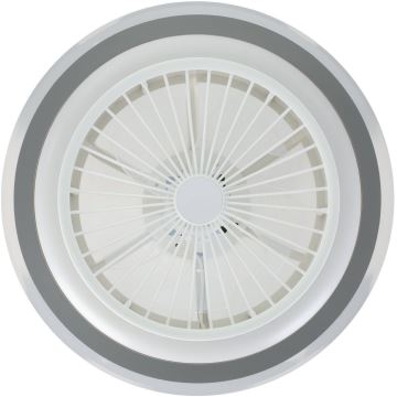 Eglo - Dimmbarer LED-Deckenventilator LED/25,5W/230V weiß/grau 2700-6500K + Fernbedienung