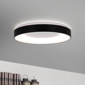 Eglo 75661 - Dimmbare LED-Deckenleuchte JUTIO 4xLED/8,1W/230V schwarz + Fernbedienung