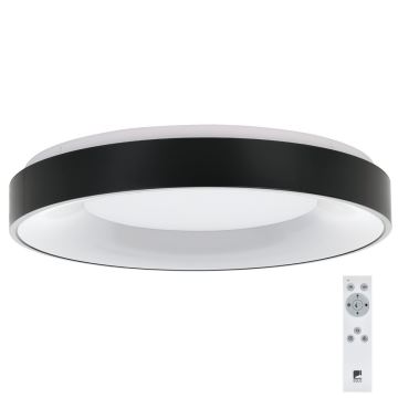 Eglo 75661 - Dimmbare LED-Deckenleuchte JUTIO 4xLED/8,1W/230V schwarz + Fernbedienung