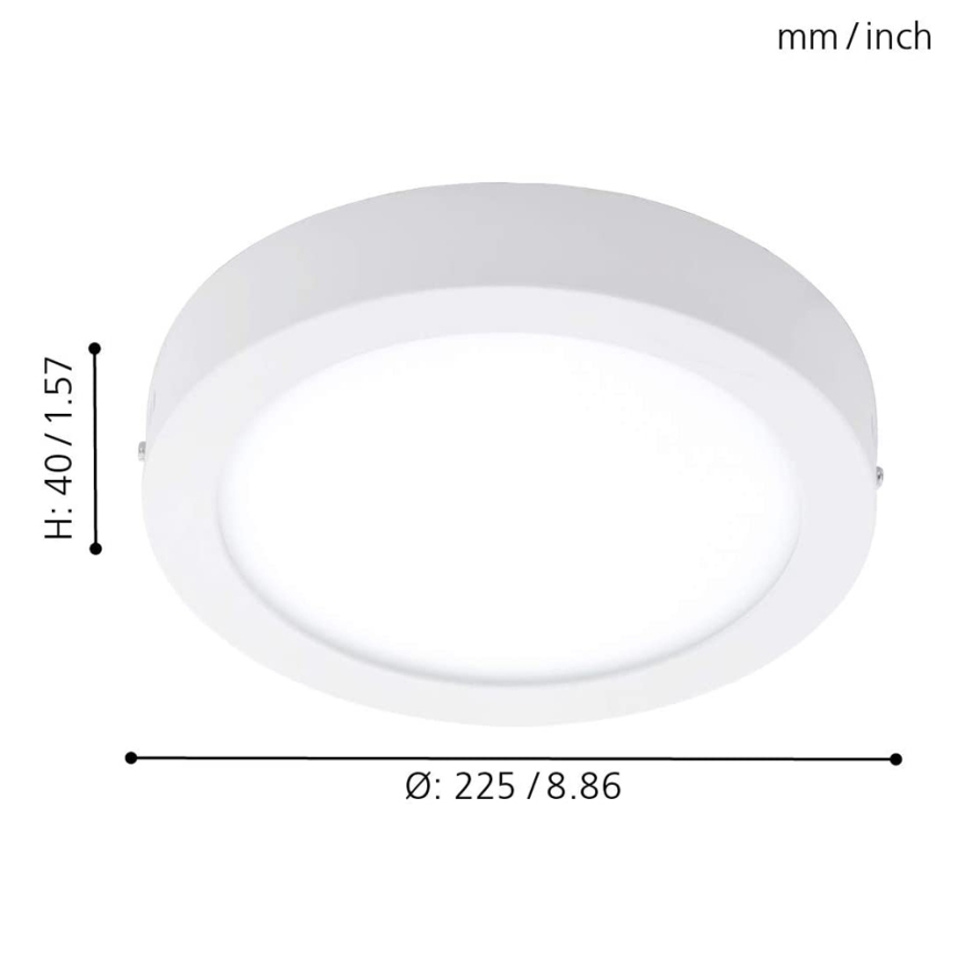 Eglo 78201 - LED-Deckenleuchte FUEVA LED/16,5W/230V