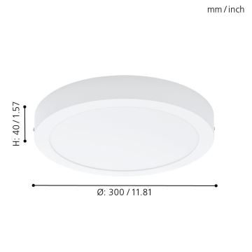 Eglo 78203 - LED-Deckenleuchte FUEVA LED/22W/230V