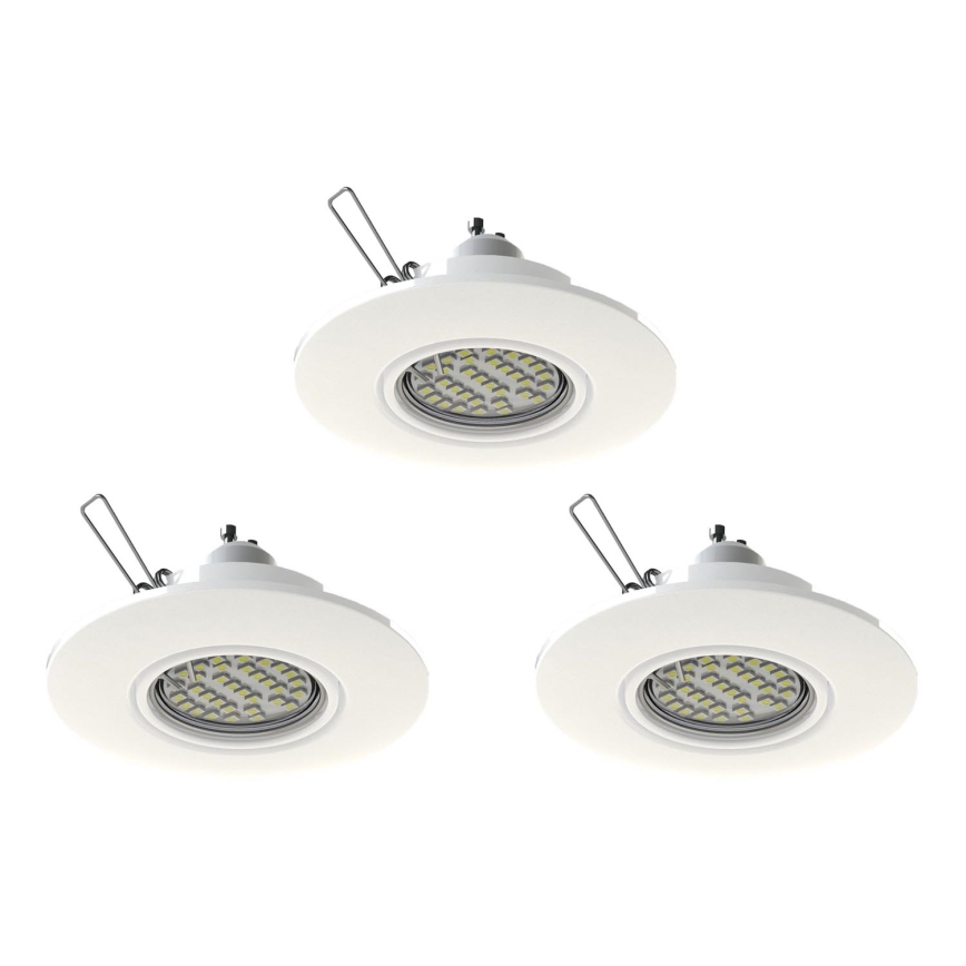 Eglo 78704 - SET 3x LED-Einbauleuchte PENETO 1xGU10/3,3W/230V weiß