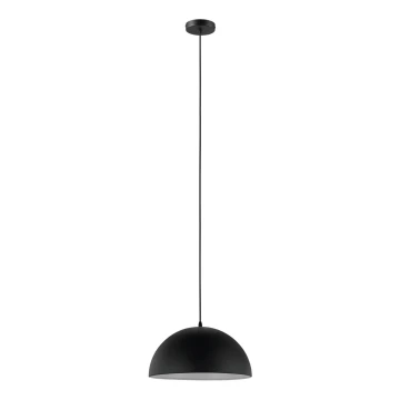 Eglo 79743 - Hängeleuchte an Schnur CEDAR 1xE27/60W/230V schwarz