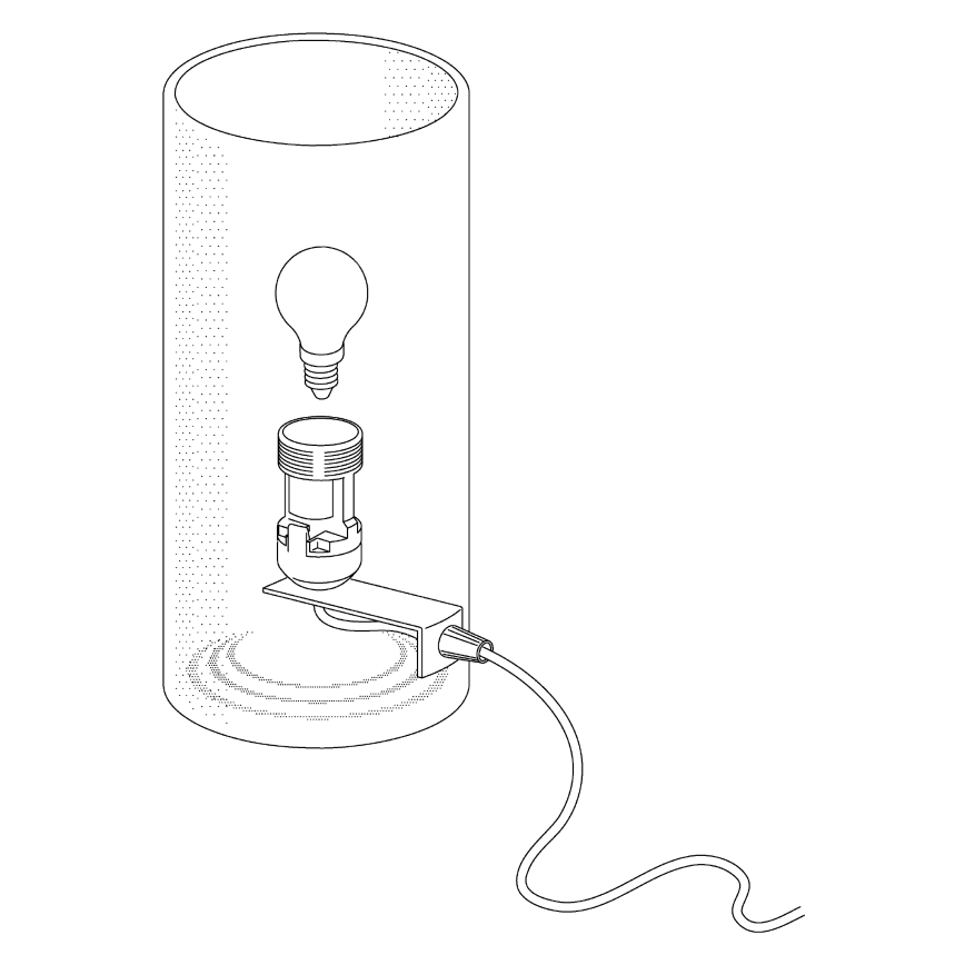 Eglo - Tischlampe 1xE14/60W/230V