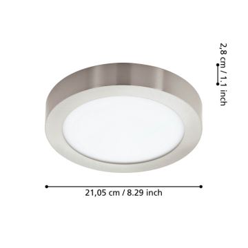 Eglo - Dimmbare LED-Deckenleuchte für Badezimmer LED/16,5W/230V IP44 ZigBee