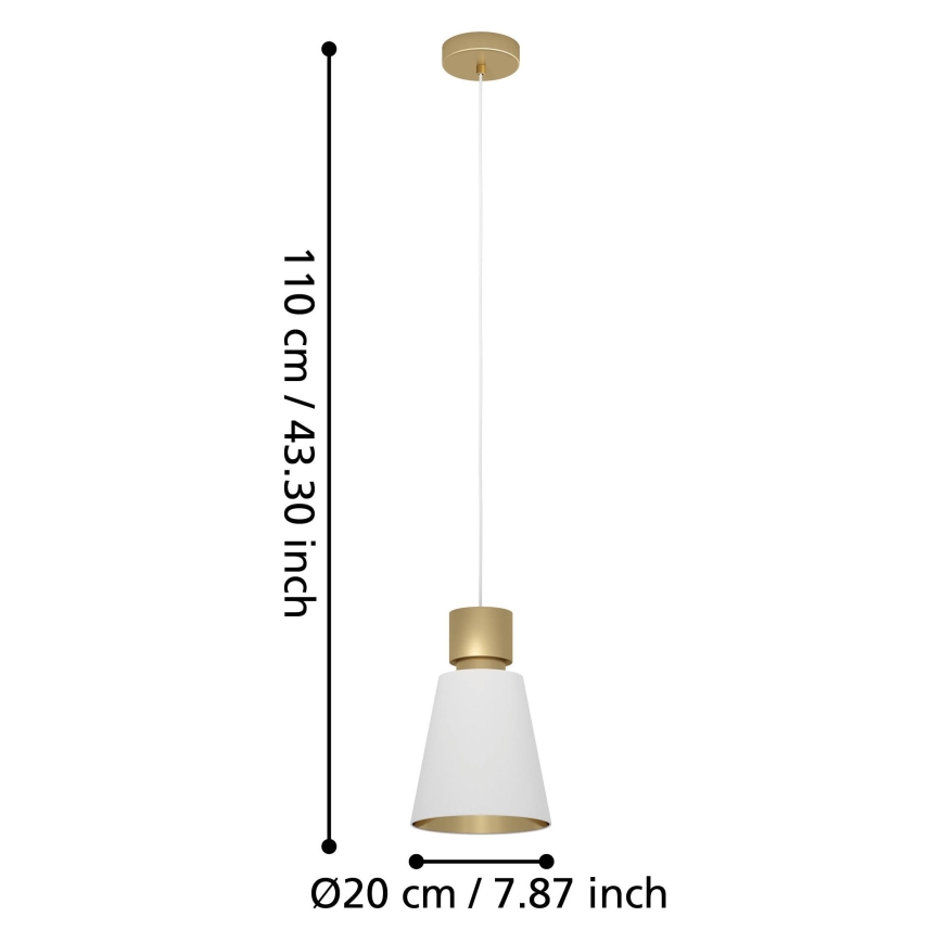 Eglo - Hängeleuchte an Schnur 1xE27/40W/230V