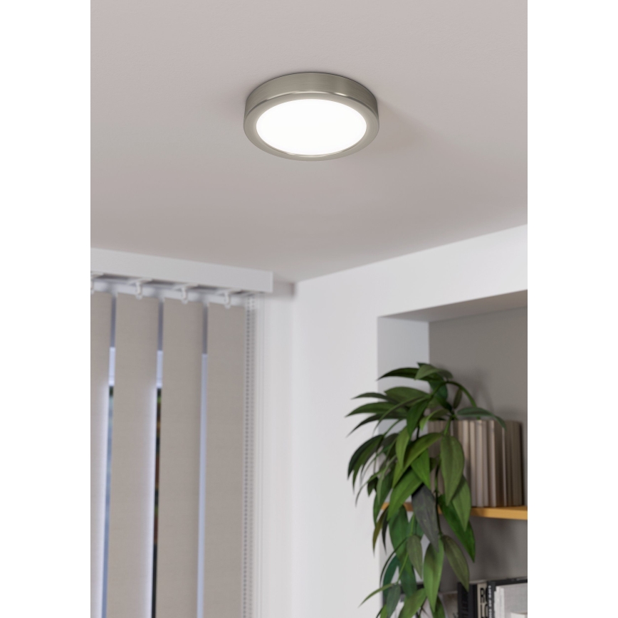 Eglo - Dimmbare LED-Deckenleuchte LED/11W/230V Chrom