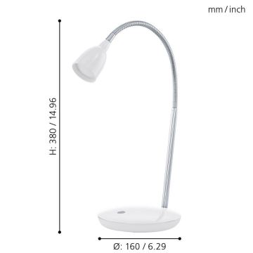 Eglo - LED Tischlampe 1xLED/3W/230V