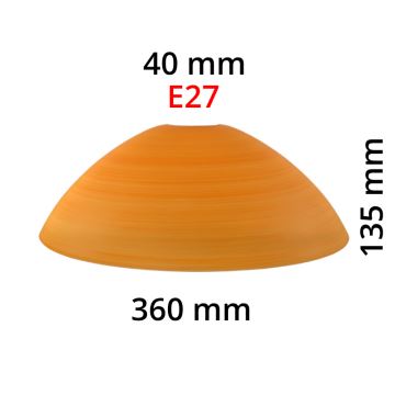 Eglo 93612 - Stínidlo stírané sklo oranžové
